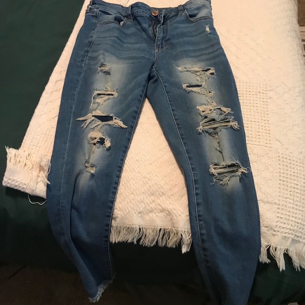 AE stretch high waist jogging 10 short